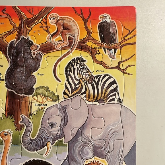 NOT ELIGIBLE FOR BUNDLE DEAL Patch 25-Piece Zoo Animals Puzzle - Picture 3 of 6